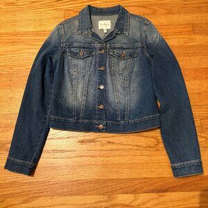 Jessica Simpson Denim Jacktet, Size Large